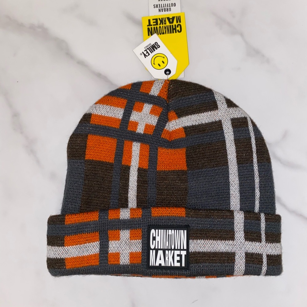 Chinatown Market X Smiley Plaid Beanie - Picture 4 of 4
